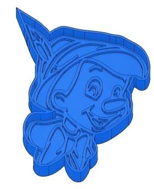 2 Biscuit Moulds - Disney - Princess - Mickey - Dingo - Bambi - The Lion King - Pinocchio - Pluto - Frozen - Dumbo - Cookie cutter- Cookie cutter