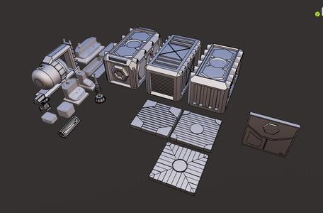 Sci Fi Scatter Pack MEGA Pack! 22 MODELS!