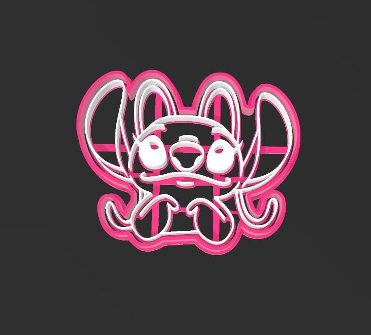 Angel, Lilo and Stitch cookie cutter