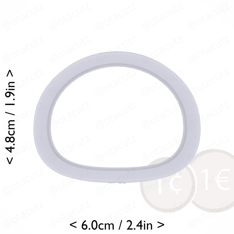 Mochi Cookie Cutter 2in / 5.1cm