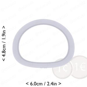 Mochi Cookie Cutter 2in / 5.1cm