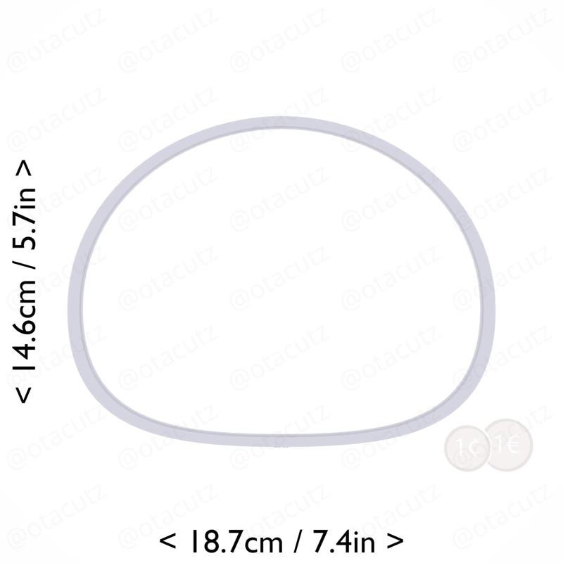 Mochi Cookie Cutter 7in / 17.8cm