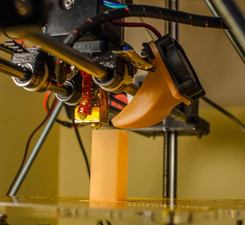 Fan shroud for Heacent extruder 3DP02 (prusa mendel) 