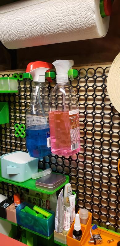 Multiboard Spray Bottle Holder - Push Fit Snap