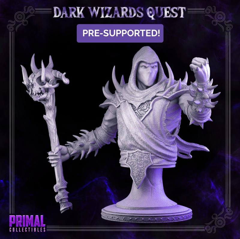 Boss - Wizard - Noxus - Bust - DARK WIZARDS - MASTERS OF DUNGEONS QUEST