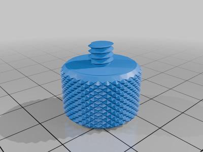 Microphone camera screw thread adapter 1/4" inside, 3/8" outside