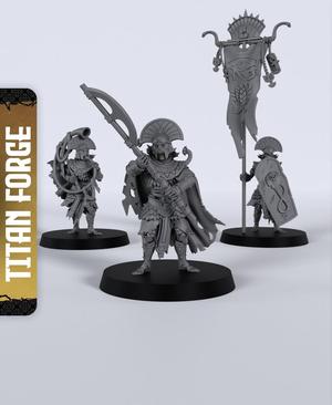 Necropolis Guards - With Free Dragon  - 5e DnD Inspired for RPG and Wargamers