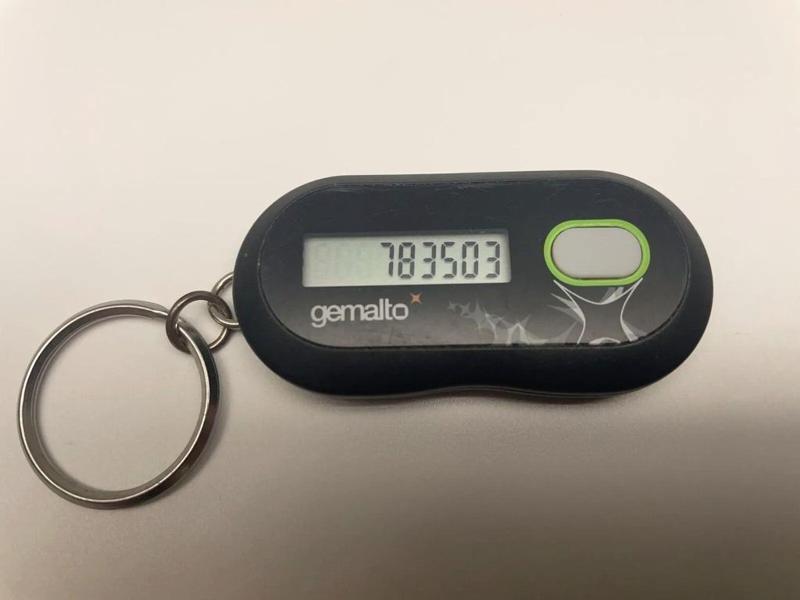 OTP key generator lanyard ID card holder (to suit SafeNet OTP 110)