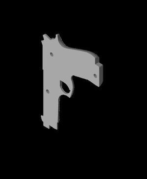 Remix of Beretta prop gun by Chris_Wentworth