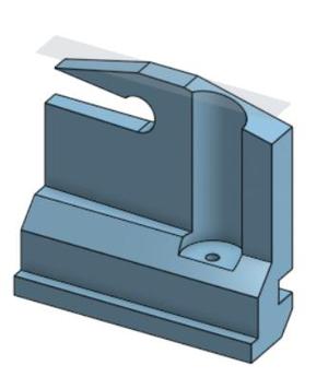 Mottura curtain rail holder