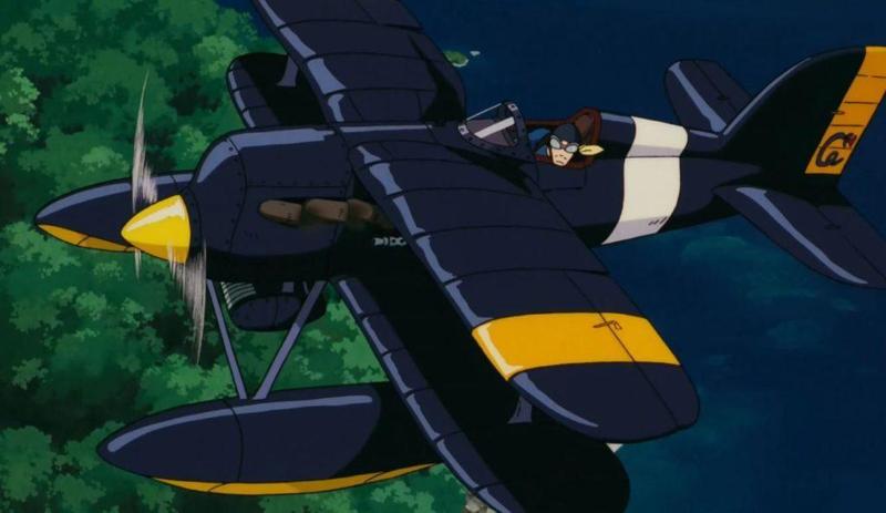 Porco Rosso Curtis airplane