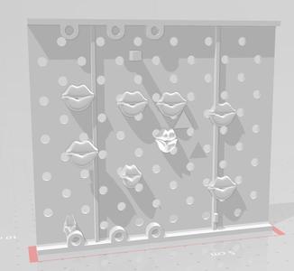 Framework mainboard top center case with kisses