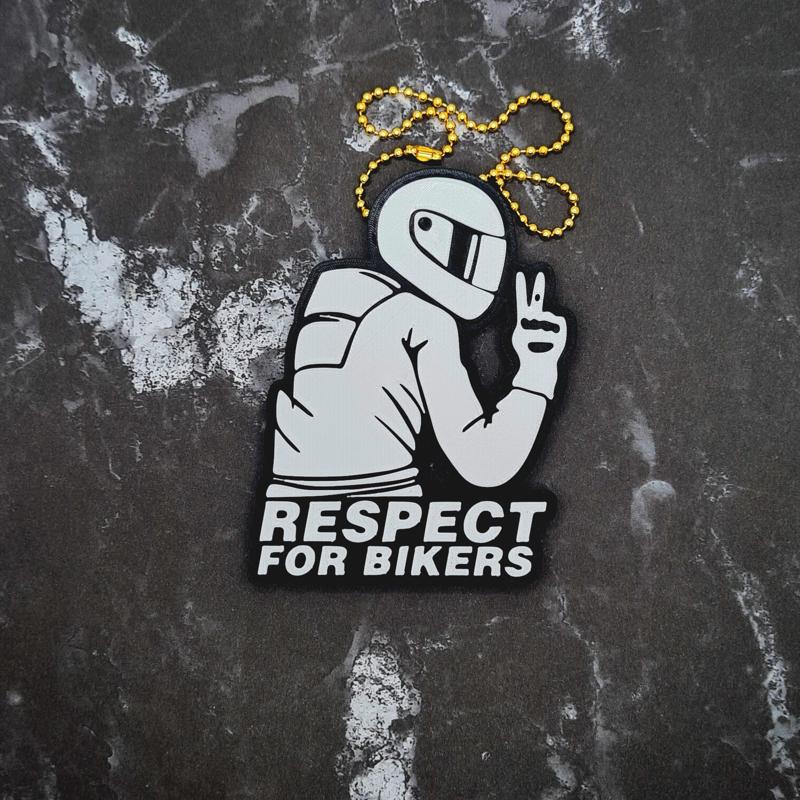 Respect for Bikers Charm