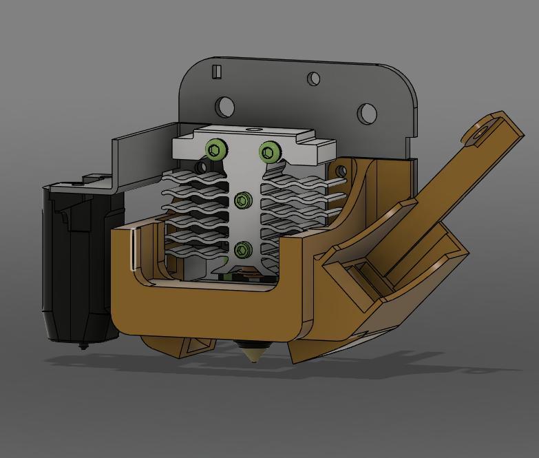 Ender 3 V2 Neo 5015 Cooling Duct