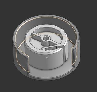 Slightly tweaked version of Codysechelski's Spool model (18mm)