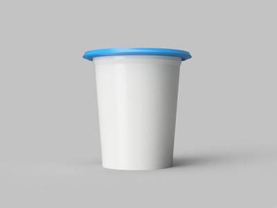 Deckel 200g Becher Schlagsahne Creme Fraiche - cup lid