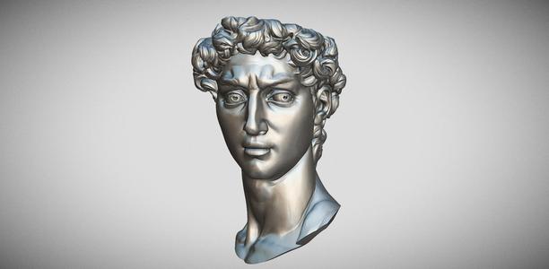 plant pot David Head.stl