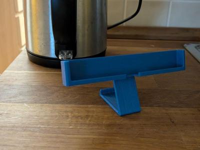 Desk stand or hook for phone with GoPro mount