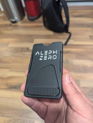 Aleph Zero Card Wallet (Print-in-place)