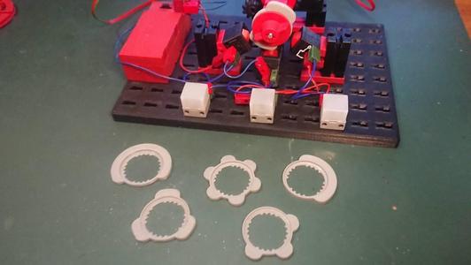 Parametric cam disc for fischertechnik