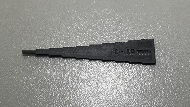 hole measuring minimalistic 1-10 mm