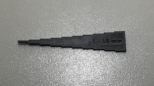 hole measuring minimalistic 1-10 mm