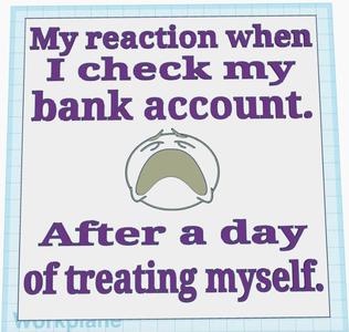 Bank Account Sign