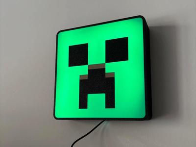 Minecraft creeper light box
