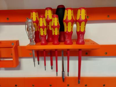Wall screwdriver holder