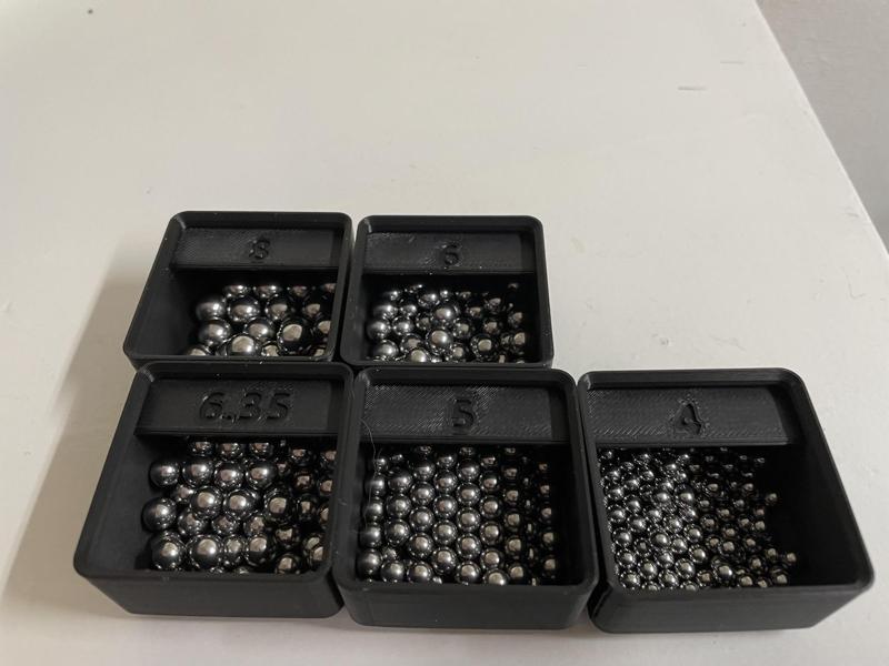 Gridfinity steel ball sorter