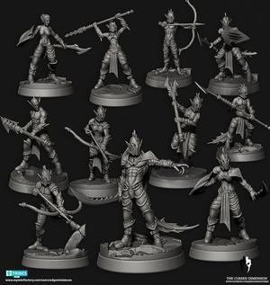 Atlantean Sea Elves - Rangers / Berzerkers / Warriors