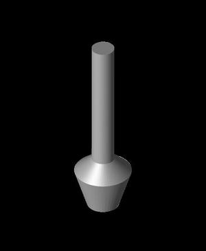 hold-down sub-assy - hold-down bolt-1.STL