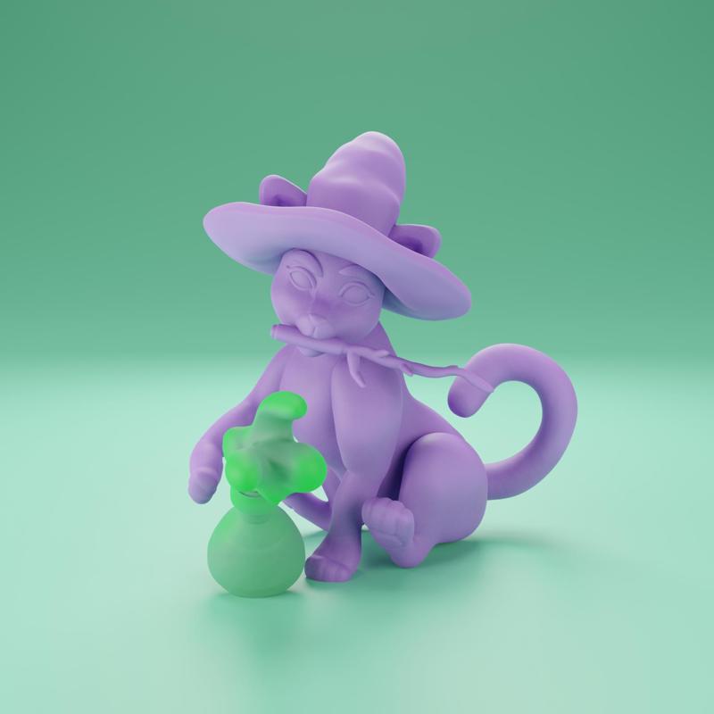 Ashlee the Catser, Feline Familiar