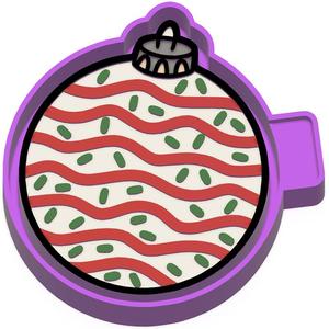 Christmas Ornament Tree Cake Freshie STL Mold Housing