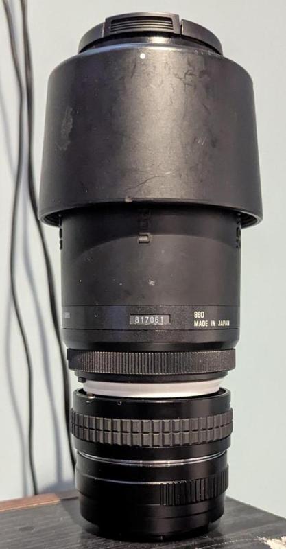 Tamron-F Tele Converter 2X MC7 mounting ring for Nikon F Lenses.