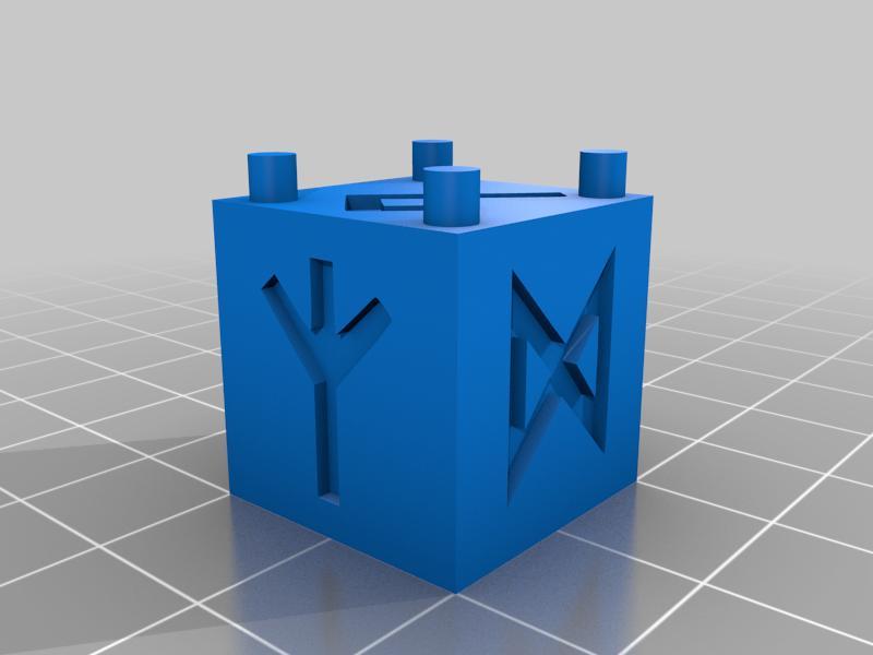 Stackable Runic Cube Remix
