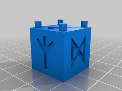 Stackable Runic Cube Remix