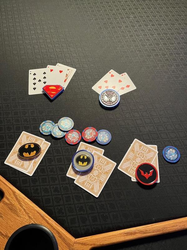 Super Hero Themed Poker Card Cappers