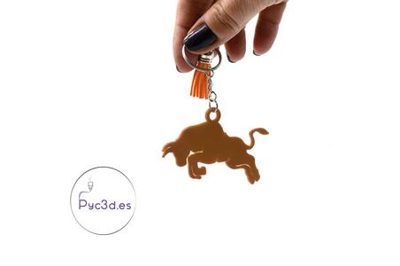 BULL KEYRING