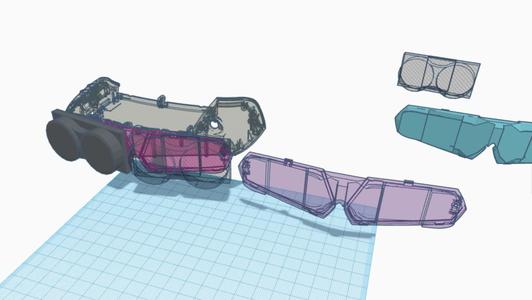 Walksnail Goggle X TrueRC X2-Air MK II Front plate