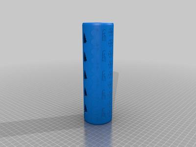 Christmas rolling pin