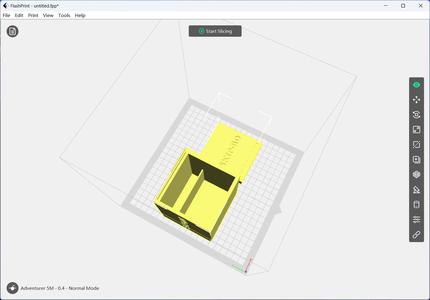 Customizable card box with extra compartment