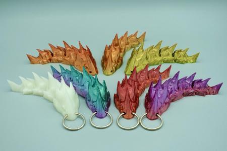 Baby Sea Serpent Keychain