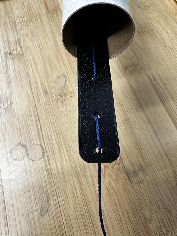 Anti-zipper for model rocketry