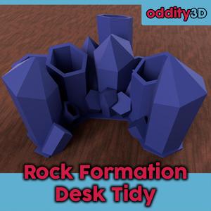 Rock Formation Desk Tidy Organiser 