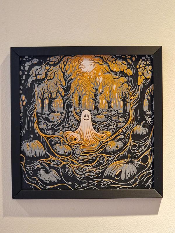 Happy Ghost - Halloween - Hueforge