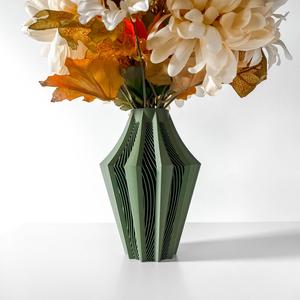 The Walo Vase, Modern and Unique Home Decor for Dried and Preserved Flower Arrangement  | STL Fil