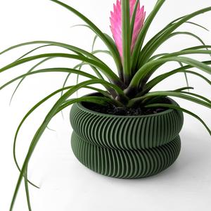 The Avex Planter Pot with Drainage Tray & Stand Included | Modern and Unique Home Decor