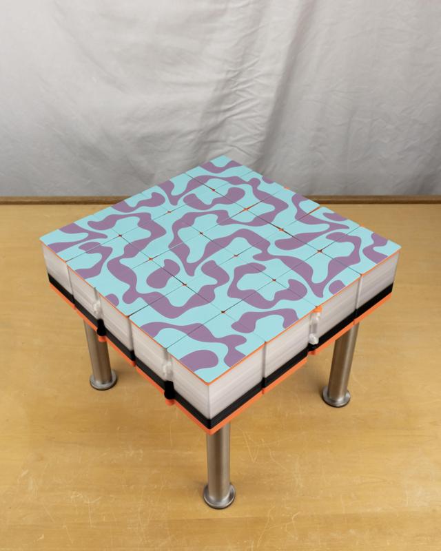 Groovy Tiles (for Auxetic Table beta) // 68x88mm