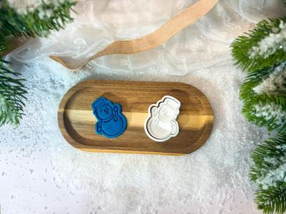 Snowman winter christmas cookie cutter / Sněhulák vykrajovátko